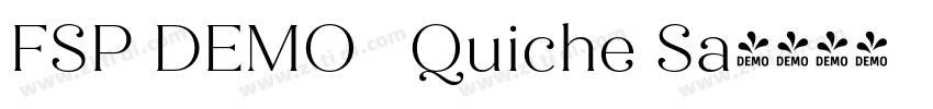 FSP DEMO   Quiche Sa字体转换